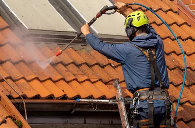 Démoussage et hydrofuge de toiture à Lerzy
